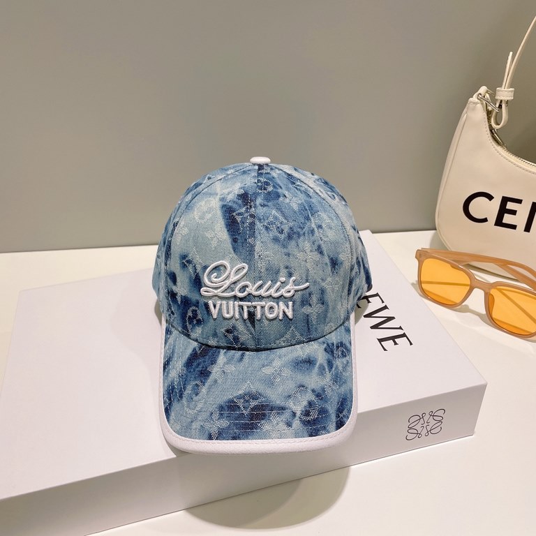 New! Louis Vuitton LouisVuitton   new LV baseball cap, heavy construction   early spring collection of high-end atmosphere, versatile models   men and women!