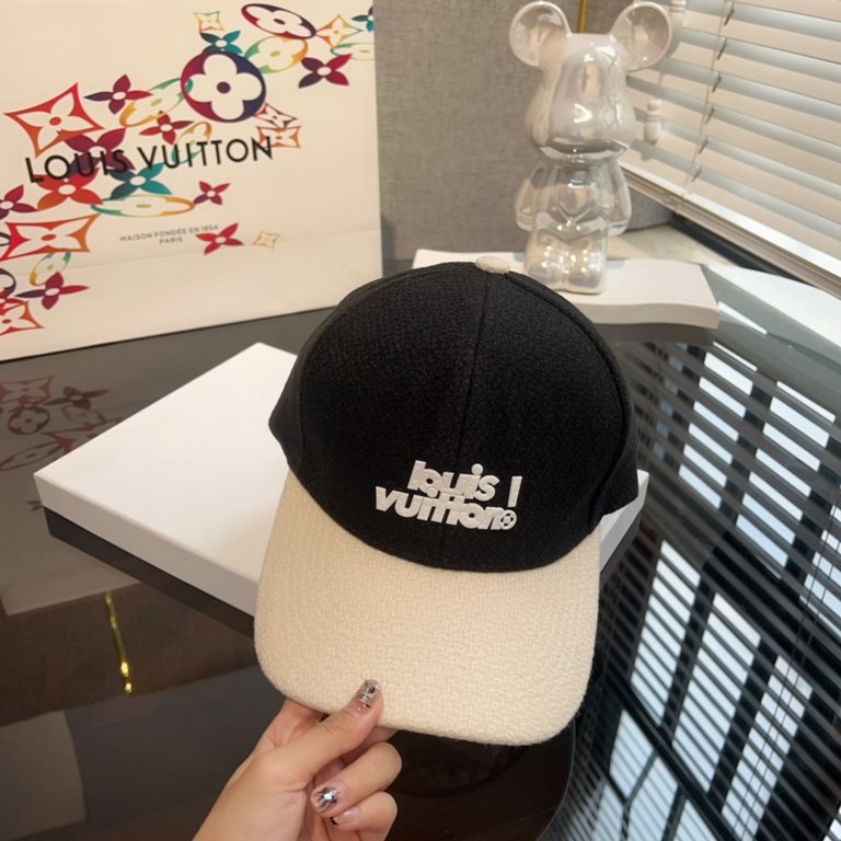 Special  LV Louis Vuitton Louis Vuitton American color blocking leisure duck tongue cap street versatile color collision letters hat, autumn and winter men and women couples trend sunscreen baseball cap