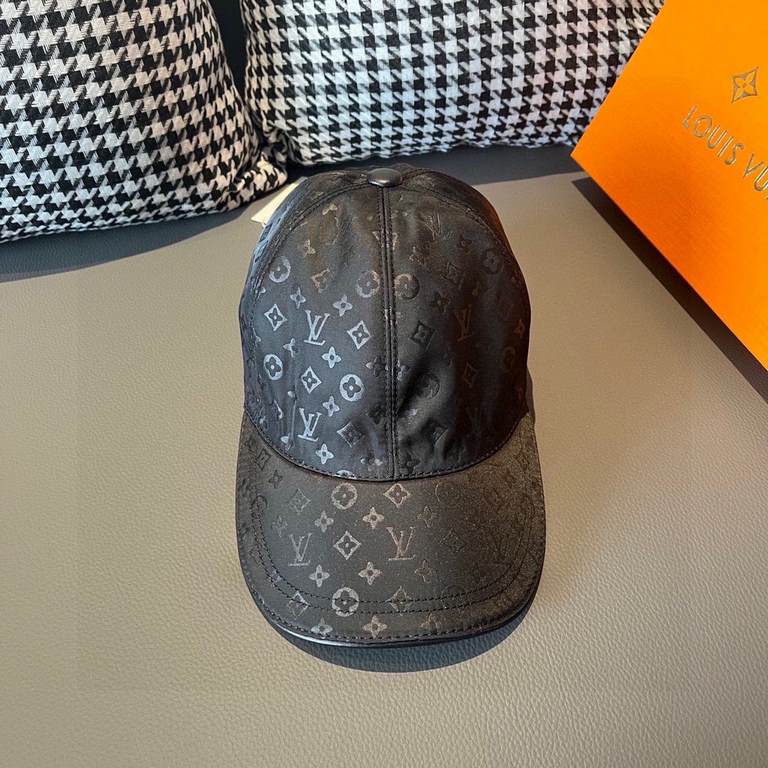 New model shipment!With box bag, LV Louis Vuitton new original single baseball cap, dark print, counter 11 open mold customized, original Oxford fabric   head cowhide, cotton lining, lightweight and breathable! Awesome q