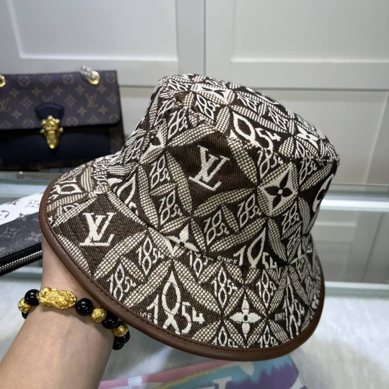 New! Louis Vuitton LouisVuitton   new LV fisherman hat heavy industry to build   fisherman series high-end atmosphere, versatile models   men and women!