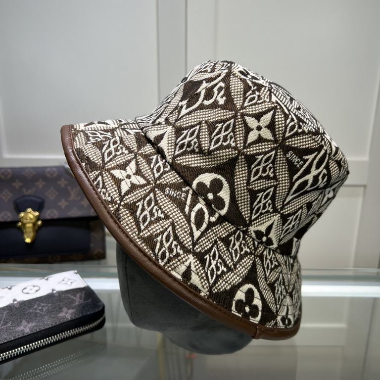 New! Louis Vuitton LouisVuitton   new LV fisherman hat heavy industry to build   fisherman series high-end atmosphere, versatile models   men and women!