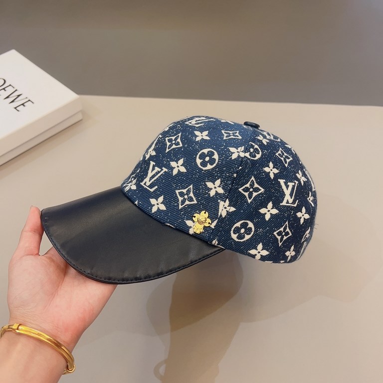 lv Louis Vuitton   Latest Snowflake Pattern Solo Patchwork Baseball Cap  Arrival  New Fisherman's Hat , novel and fashionable, sunshade and sun protection.