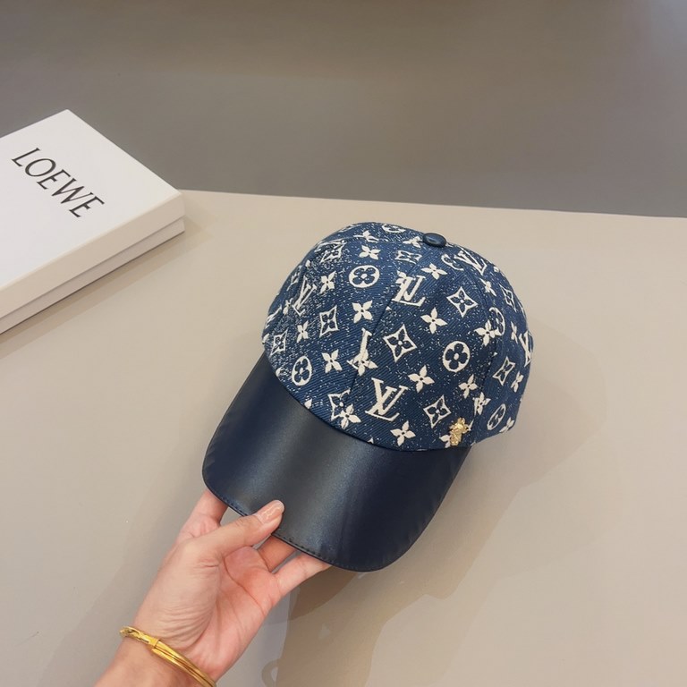 lv Louis Vuitton   Latest Snowflake Pattern Solo Patchwork Baseball Cap  Arrival  New Fisherman's Hat , novel and fashionable, sunshade and sun protection.