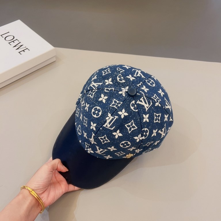 lv Louis Vuitton   Latest Snowflake Pattern Solo Patchwork Baseball Cap  Arrival  New Fisherman's Hat , novel and fashionable, sunshade and sun protection.