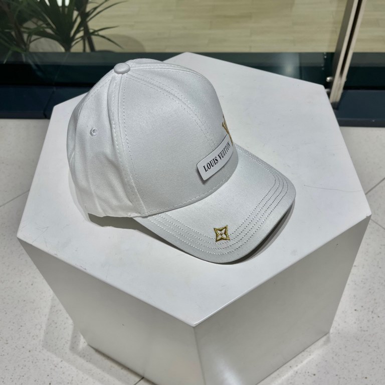 LV Louis Vuitton new duck tongue cap, men's and women's baseball cap, head circumference 57cm