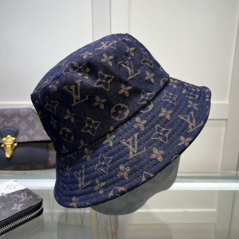 New! Louis Vuitton LouisVuitton   New LV fisherman's hat reworked   Cowboy series high-end atmosphere, versatile models   men and women!