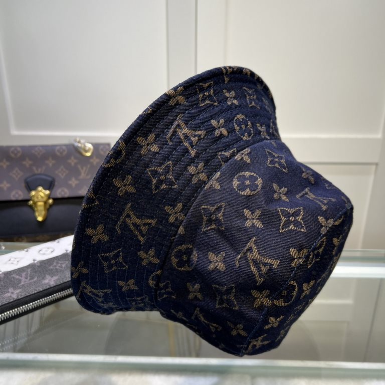 New! Louis Vuitton LouisVuitton   New LV fisherman's hat reworked   Cowboy series high-end atmosphere, versatile models   men and women!