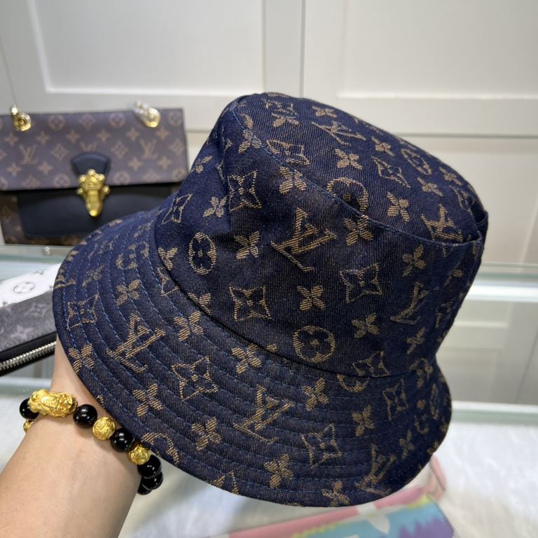 New! Louis Vuitton LouisVuitton   New LV fisherman's hat reworked   Cowboy series high-end atmosphere, versatile models   men and women!