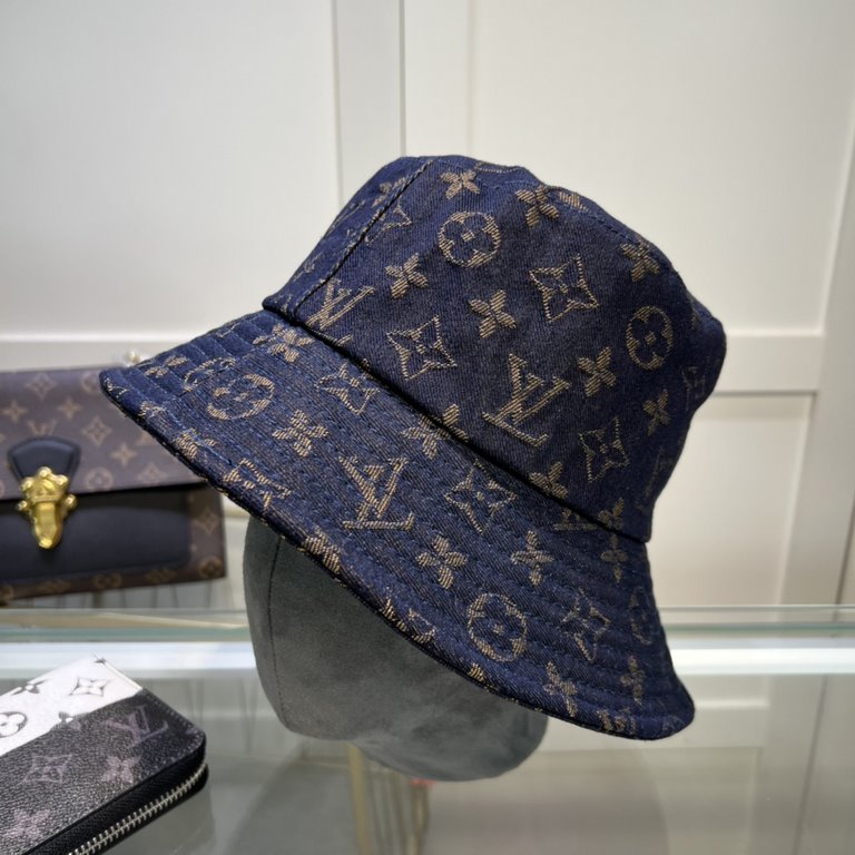 New! Louis Vuitton LouisVuitton   New LV fisherman's hat reworked   Cowboy series high-end atmosphere, versatile models   men and women!