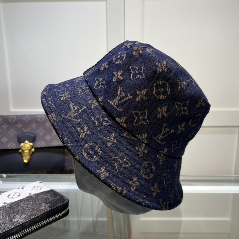 New! Louis Vuitton LouisVuitton   New LV fisherman's hat reworked   Cowboy series high-end atmosphere, versatile models   men and women!