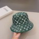 lv louis vuitton   newest snowflake pattern solo spliced fisherman's hat arrives   new fisherman's hat , novelty and fashion, sunshade and sunscreen.