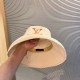 with dust bag [LV] 2023 new large-brimmed sun-shading collapsible fisherman's hat, out of the street essential super good with, hurry to get!