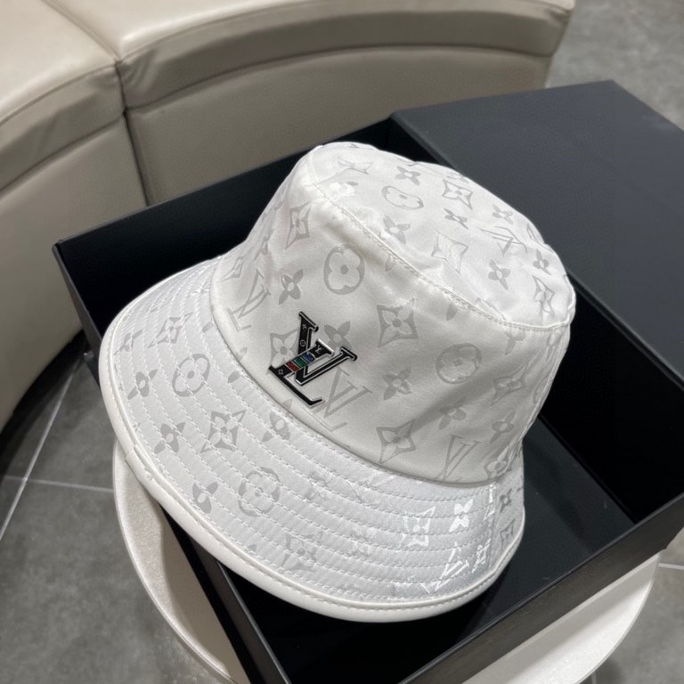 lv Louis Vuitton  2023 early spring new original single LV fisherman's hat, simple atmosphere Individuality full of exquisite embroidery design Full of fashion sense   This hat is definitely worth getting!