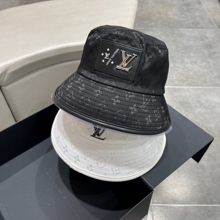 lv Louis Vuitton  2023 early spring new original single LV fisherman's hat, simple atmosphere Individuality full of exquisite embroidery design Full of fashion sense   This hat is definitely worth getting!