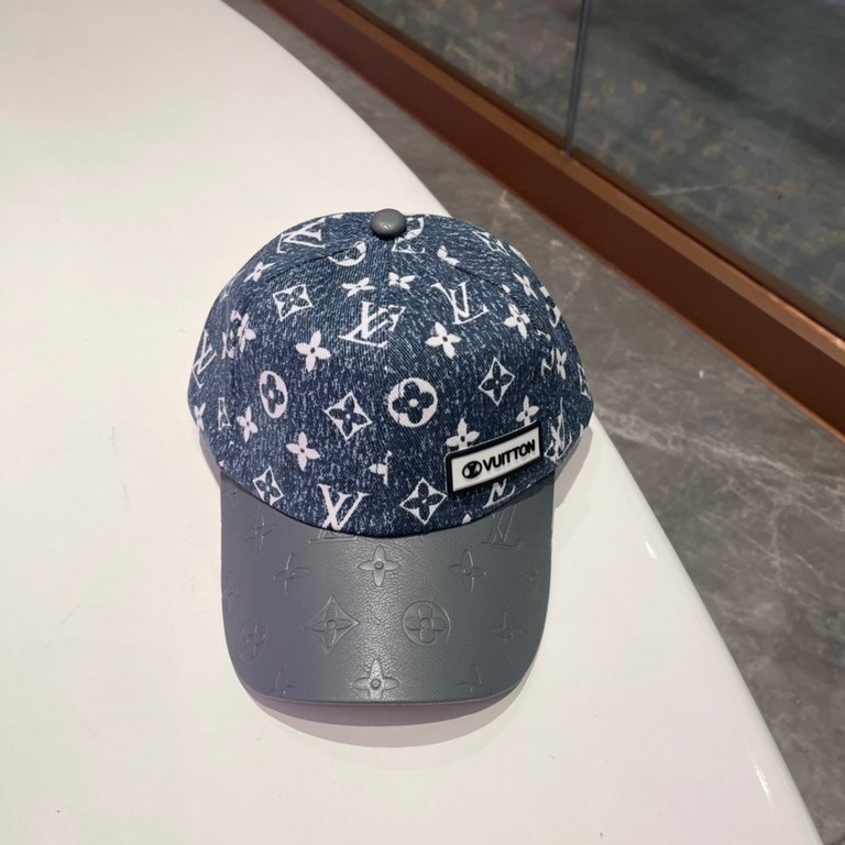 P on the new! Louis Vuitton LouisVuitton   new LV baseball cap, heavy construction   early spring collection of high-end atmosphere, versatile models   men and women!