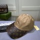 LV (Louis Vuitton) new original single baseball cap, old flower splicing, 11 open mold customized, original printing satin fabric   counter old flower leather, meticulous and perfect workmanship, awesome quality, basic h