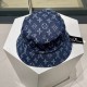 lv Louis Vuitton's latest patchwork denim fisherman's hat arrived    new fisherman's hat , novelty and fashion.