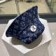 lv Louis Vuitton's latest patchwork denim fisherman's hat arrived    new fisherman's hat , novelty and fashion.