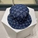 lv Louis Vuitton's latest patchwork denim fisherman's hat arrived    new fisherman's hat , novelty and fashion.