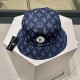 lv Louis Vuitton's latest patchwork denim fisherman's hat arrived    new fisherman's hat , novelty and fashion.