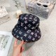 LV Louis Vuitton original single embroidered fisherman's hat counter hot models cotton lining, light and breathable. Perfect version of the grid accurate, original quality, exclusive physical shooting, men and women appl