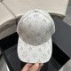 (LV Louis Vuitton) new full print logo pattern models baseball cap, counter synchronization shipments, big name models super good with, hurry to get!