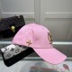 LouiVuittonLV  Counter new Louis Vuitton home embroidered baseball cap, simple and generous Men and women universal sun hat.