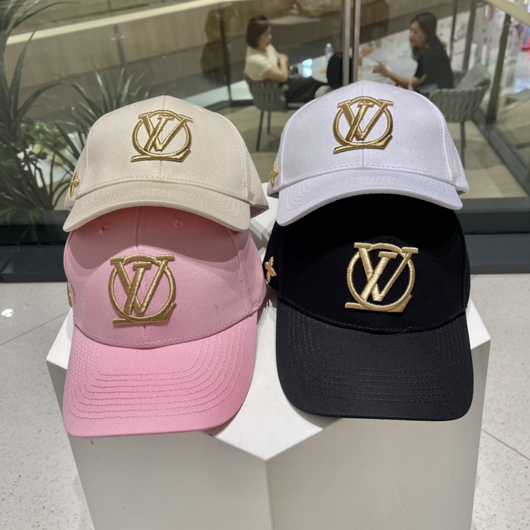 Louis Vuitton   LV baseball cap  , simple atmosphere full of personality Exquisite embroidery design Full of fashion sense   This hat is definitely worth getting!