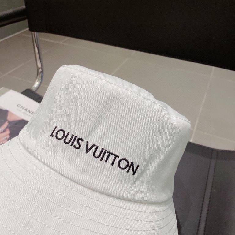 ￥LV Louis Vuitton Fisherman's hat, simple and versatile models, unisex, head circumference 57cm