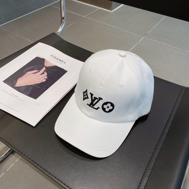 ￥LV Louis Vuitton New Duck Tongue Cap, Men's and Women's Baseball Cap, Head Circumference 57cm