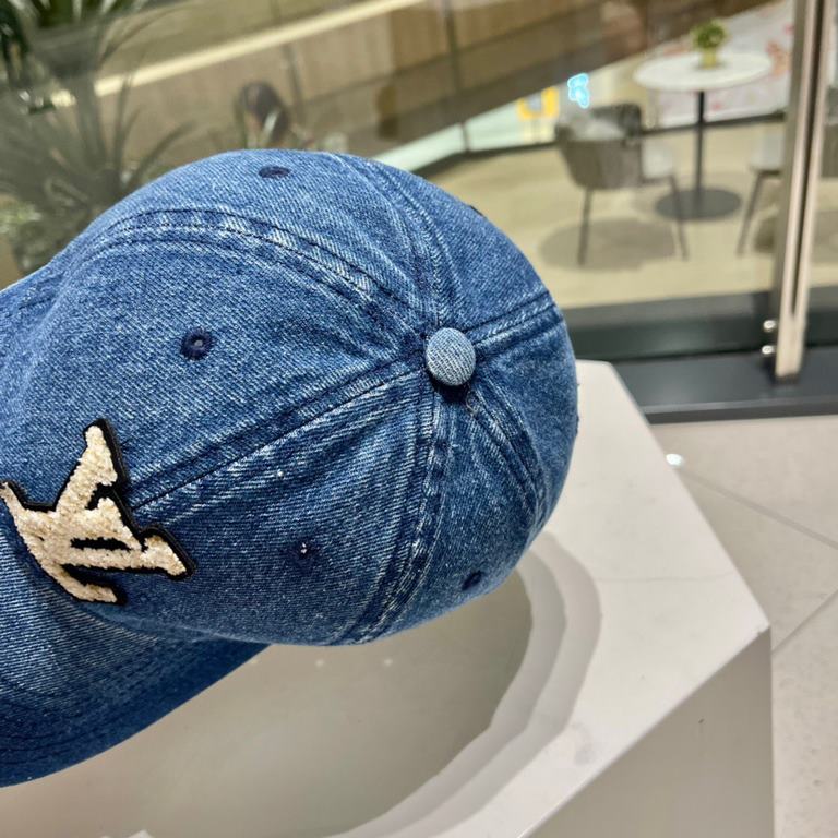 LV2023 new denim baseball cap, fisherman cap   baseball cap. Denim fabric, very nice   adjustable in the back.