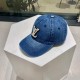 LV2023 new denim baseball cap, fisherman cap   baseball cap. Denim fabric, very nice   adjustable in the back.