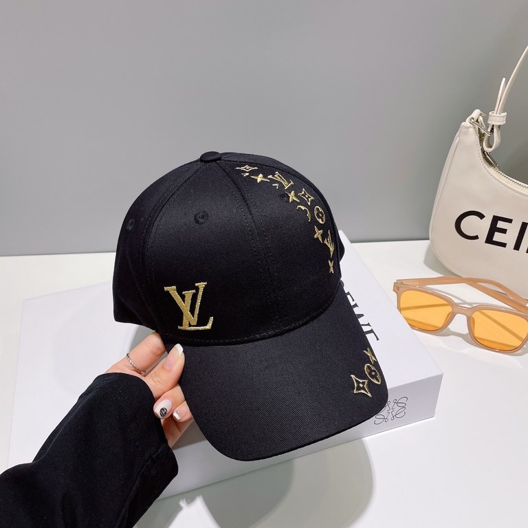 Louis Vuitton   LV baseball cap  , simple atmosphere full of personality Exquisite embroidery design Full of fashion sense   This hat is definitely worth getting!