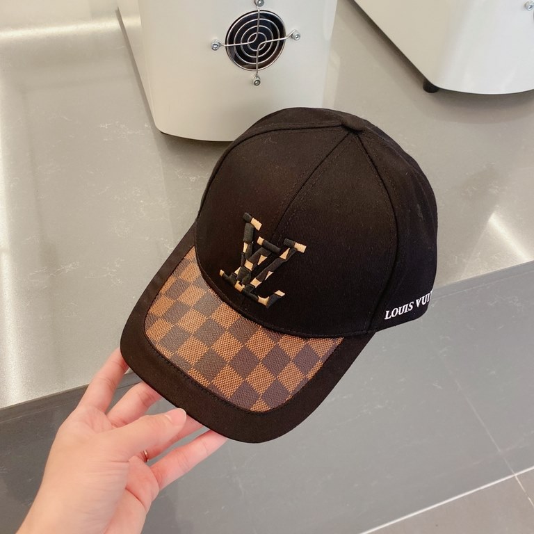 Lv Louis Vuitton Baseball Caps, Men's and Women's Duck Caps