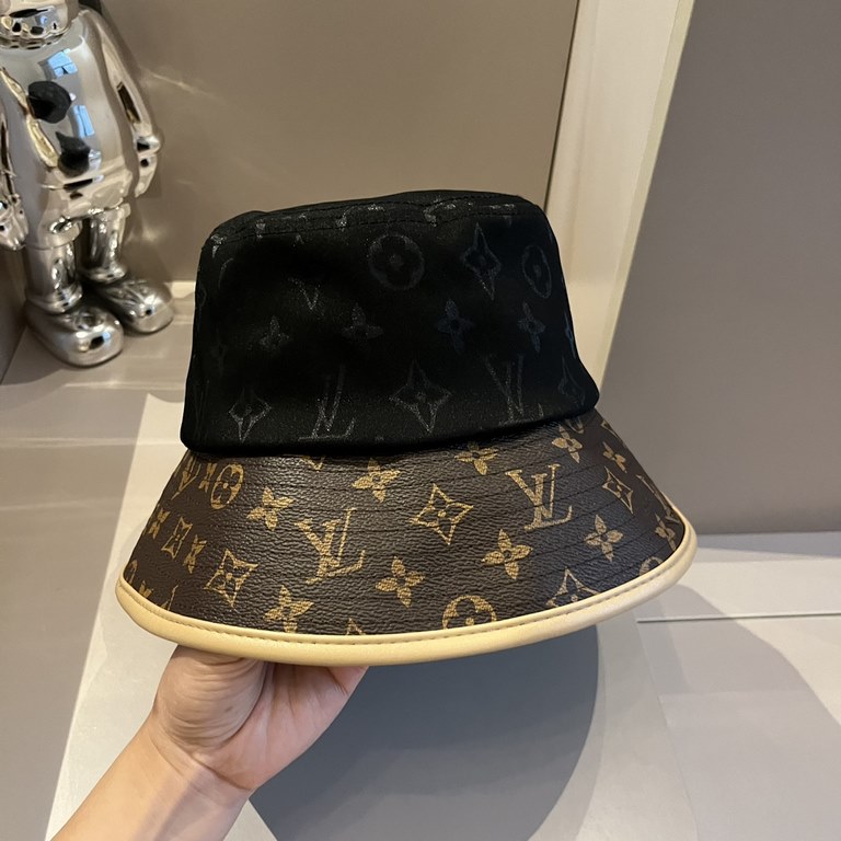 ￥LV Louis Vuitton SpringSummer Fisherman's Hat, Head Circumference 57cm Unisex