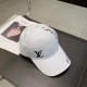 LV Louis Vuitton Duck tongue hat canvas shade sunscreen, out of the necessary, wool fabric, single color head circumference 57cm