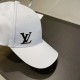 LV Louis Vuitton Duck tongue hat canvas shade sunscreen, out of the necessary, wool fabric, single color head circumference 57cm