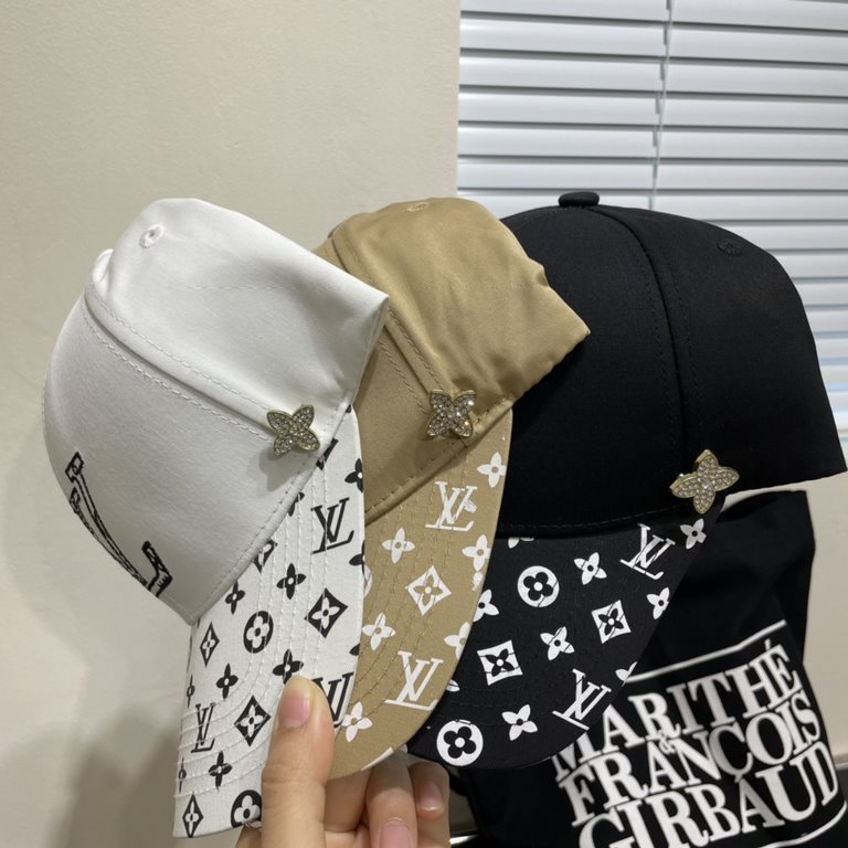 Louis Vuitton Baseball Cap LouisVuitton  New LV baseball cap, heavy duty  perfect embroidery, high end atmosphere, versatile models Universal for men and women!