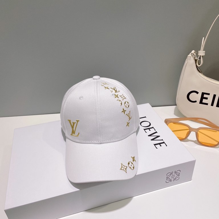 Louis Vuitton   LV baseball cap  , simple atmosphere full of personality Exquisite embroidery design Full of fashion sense   This hat is definitely worth getting!