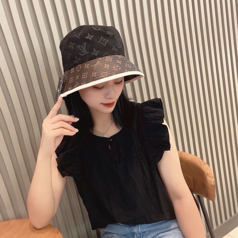 Louis Vuitton LV new patchwork old flowers fisherman hatClassic old flowers never go out of fashion can be worn by both men and womenCasual and uncomplicated, you're the one with the big style!Share the beauty Share the 