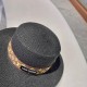 LV flat cap  flat straw hat  straw hat beach hat