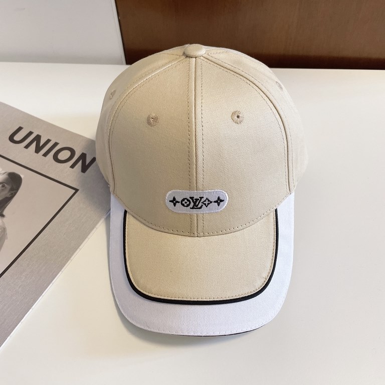 with dust bag [LV] 2022 new simple embroidered baseball cap, counter synchronization shipment, big name models super good with, hurry to get!