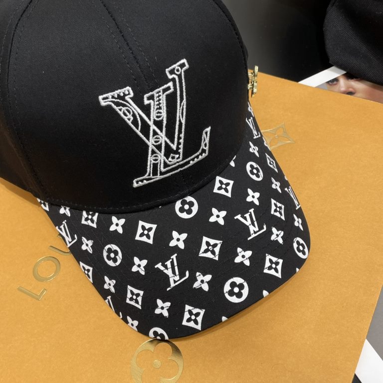 Louis Vuitton Baseball Cap LouisVuitton  New LV baseball cap, heavy duty  perfect embroidery, high end atmosphere, versatile models Universal for men and women!