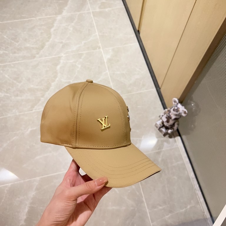 with dust bag [LV Louis Vuitton] 2023 new hardware simple model baseball cap, new shipments, big name models super good with, hurry to get!