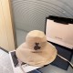 with dust bag [LV Louis Vuitton] 2023 spring and summer new large-brimmed double-sided big brand bear fisherman hat, sunshade big models super good with the eyes closed into a