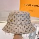 LV Louis Vuitton shipments, the classic fisherman's hat, very classic classic, popular retro beauty, available in all seasons, out of the necessary, very show face is small!