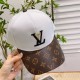 LV (Louis Vuitton) new original single baseball cap, 11 open mold customized, original printing satin fabric   counter old flower leather, meticulous and perfect workmanship, awesome quality, base head circumference 56, 