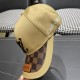 . LouiVuittonLV  Counter new Louis Vuitton home embroidered baseball cap, simple and generous Men and women universal sun hat.