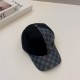 P LV Louis Vuitton  Baseball cap, made of fabric, exquisite workmanship, fashionable and trendy, easy to carry out of the house, versatile models.