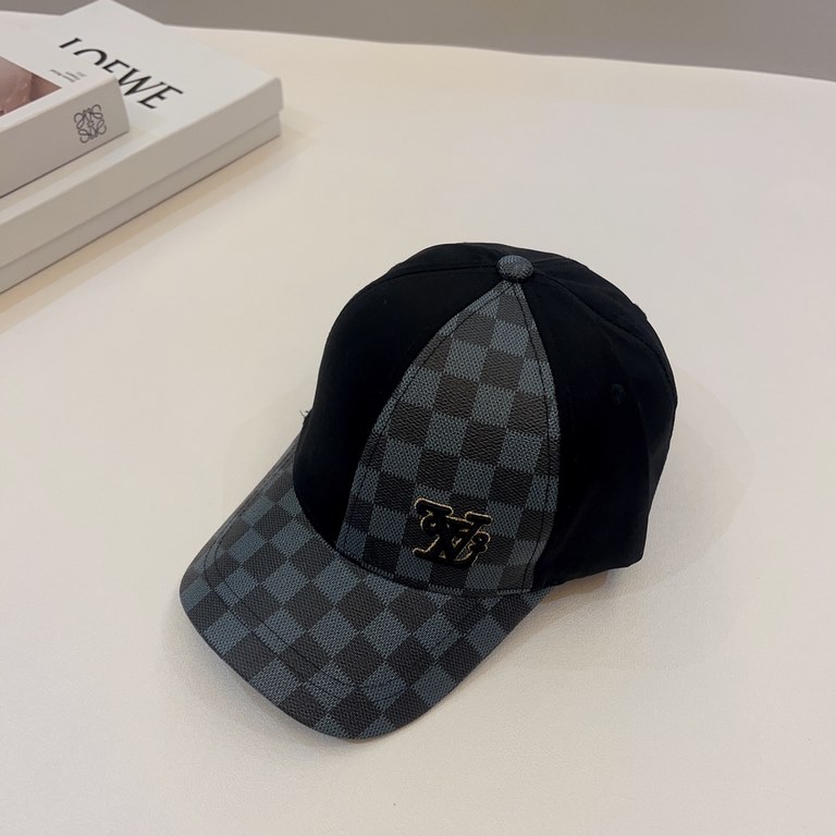 P LV Louis Vuitton  Baseball cap, made of fabric, exquisite workmanship, fashionable and trendy, easy to carry out of the house, versatile models.